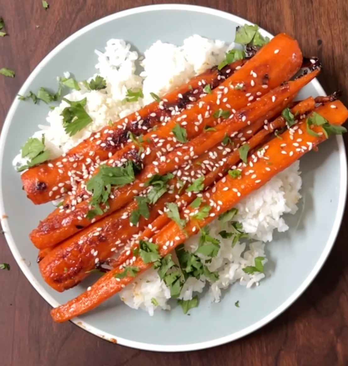 Miso Hot Honey Roasted Carrots With Hot Honey