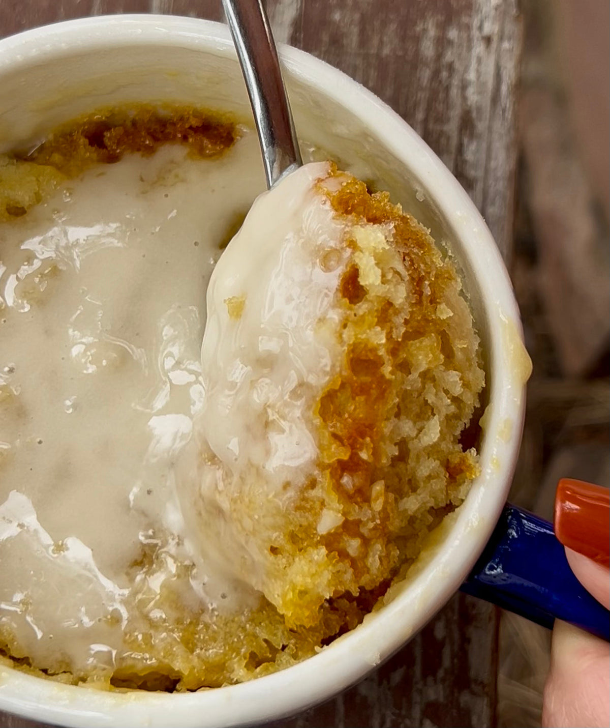 Honey Mug Cake with Clover Honey