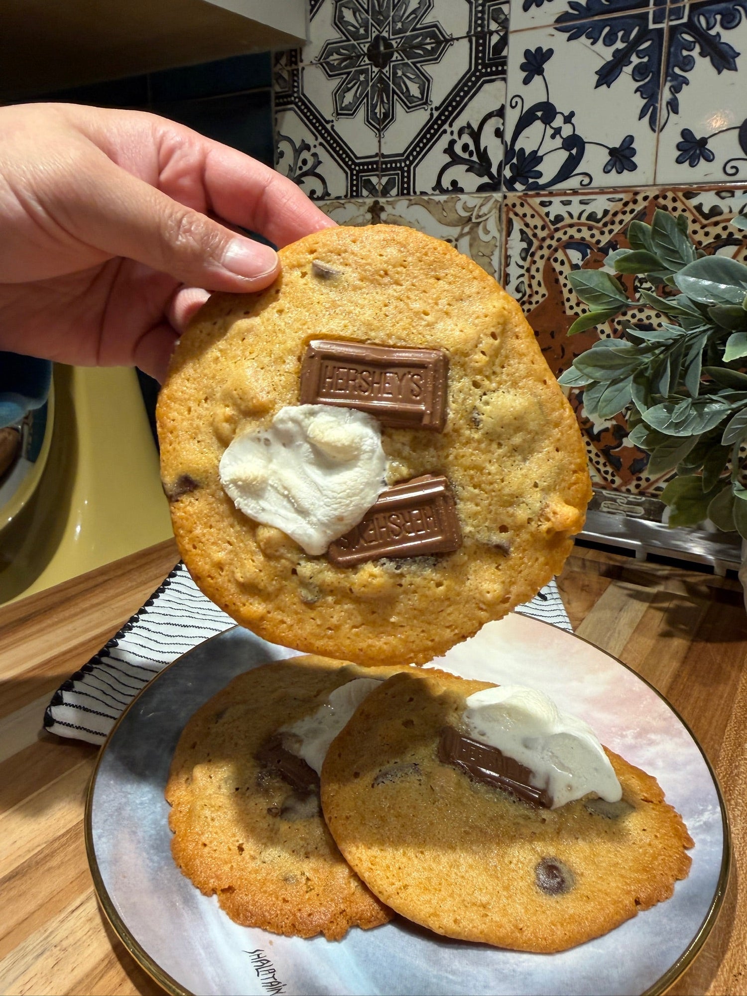 S’mores Cookies With Clover Honey