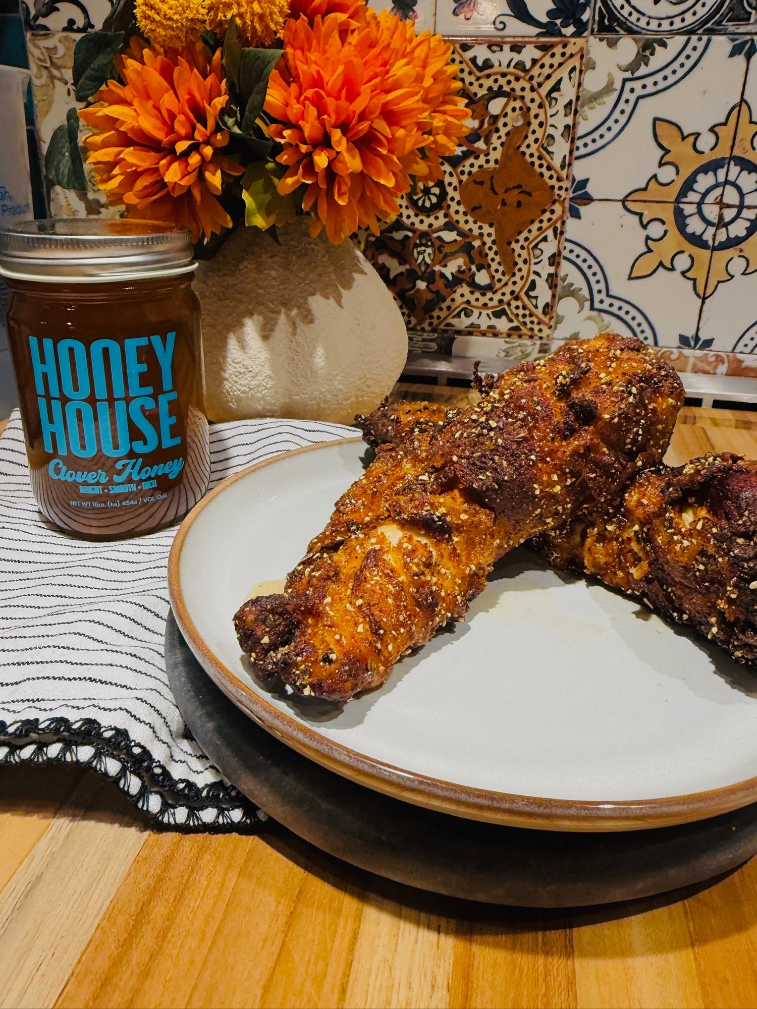 Crispy Sweet-Heat Hot Honey Fried Chicken