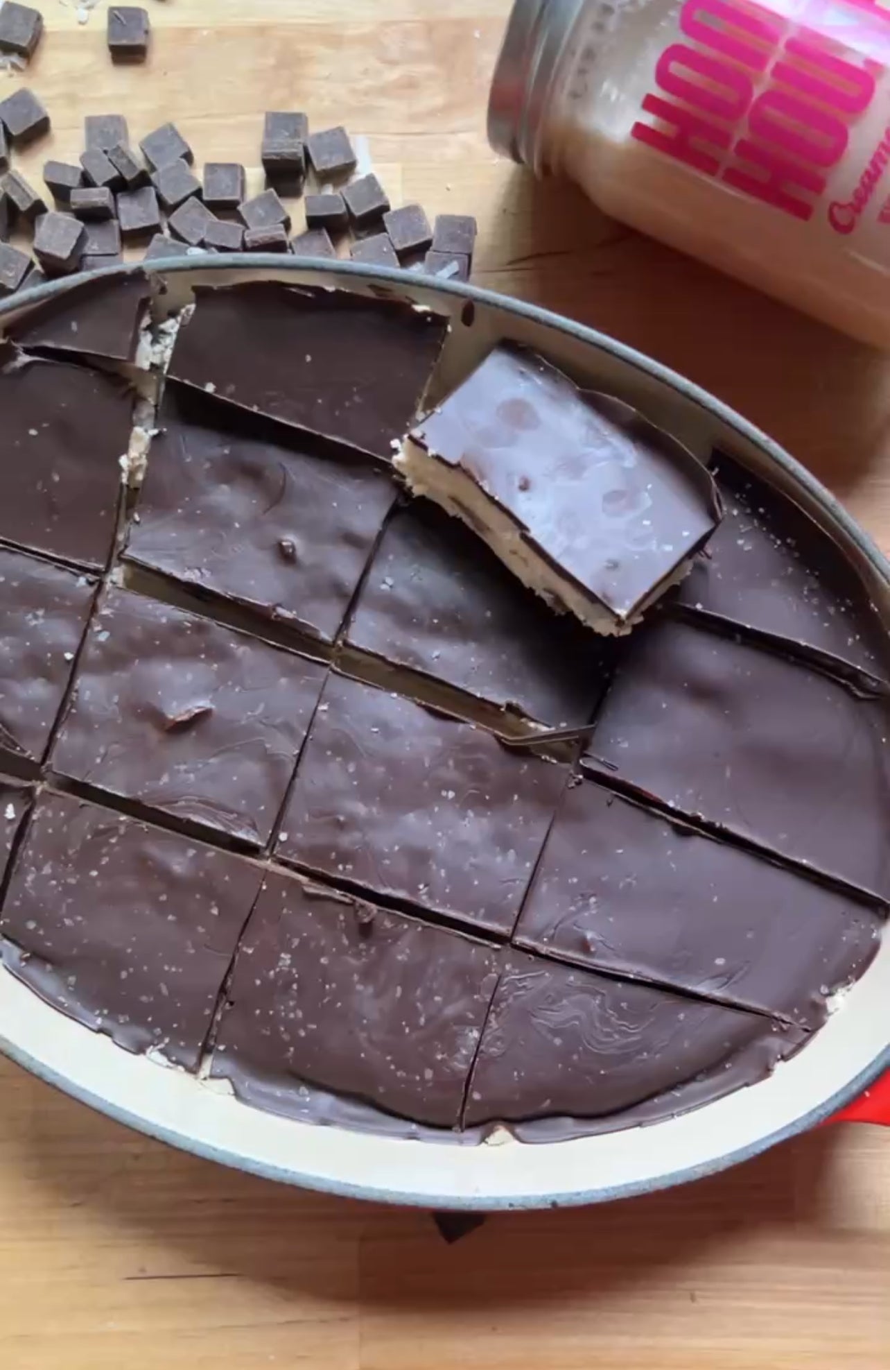 No-Bake Almond Joy Squares With Creamed Honey