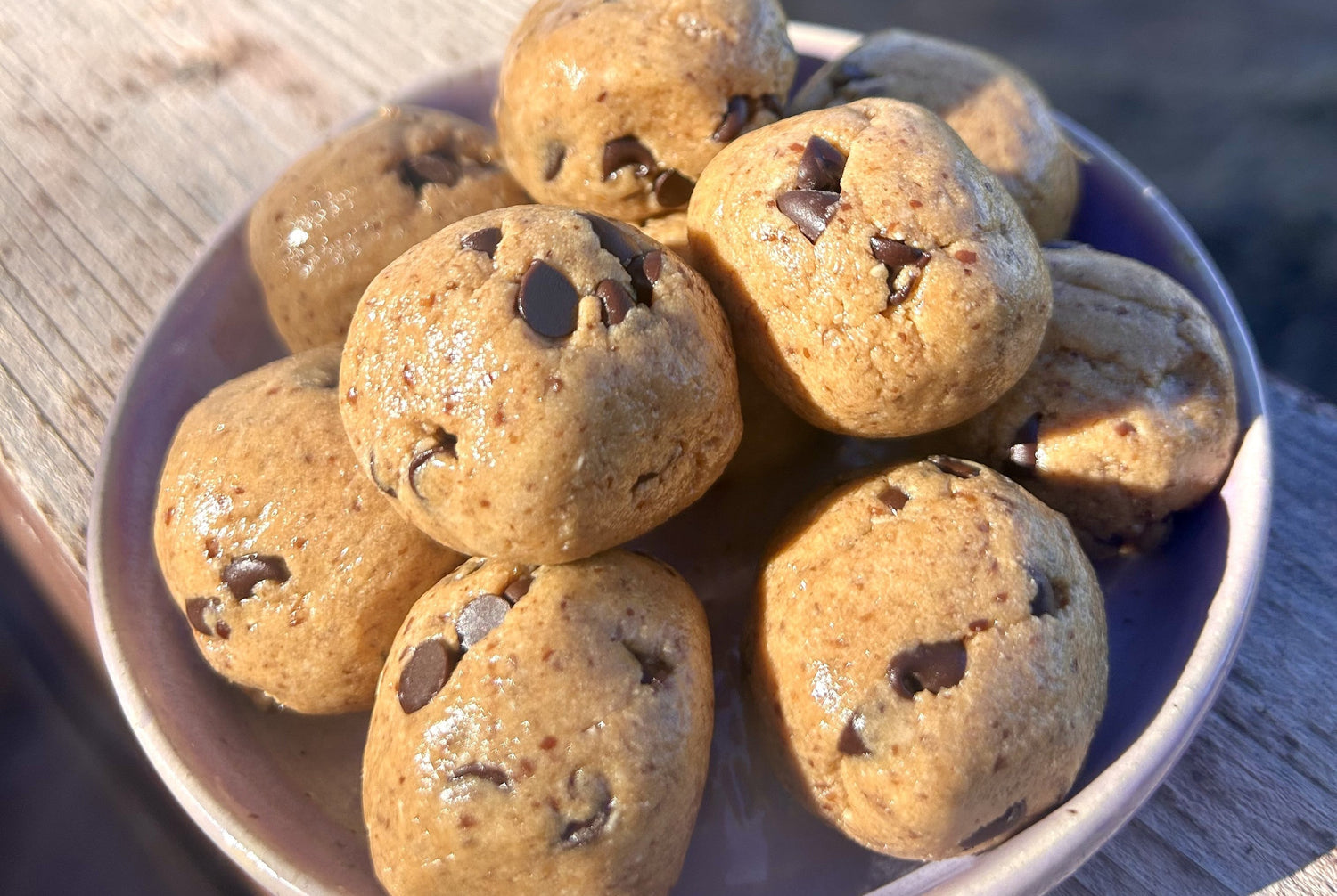 Protein-Packed Cookie Dough Bites with Clover Honey
