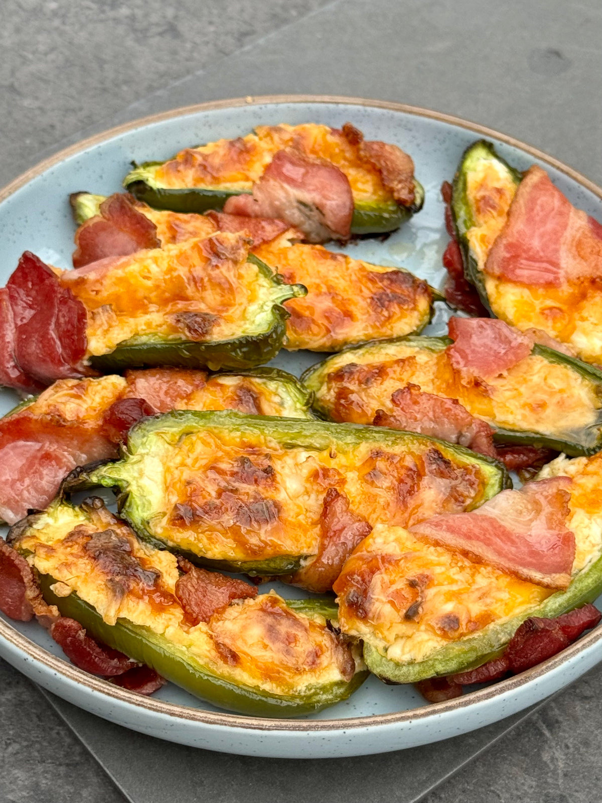 Hot Honey Bacon Jalapeño Poppers