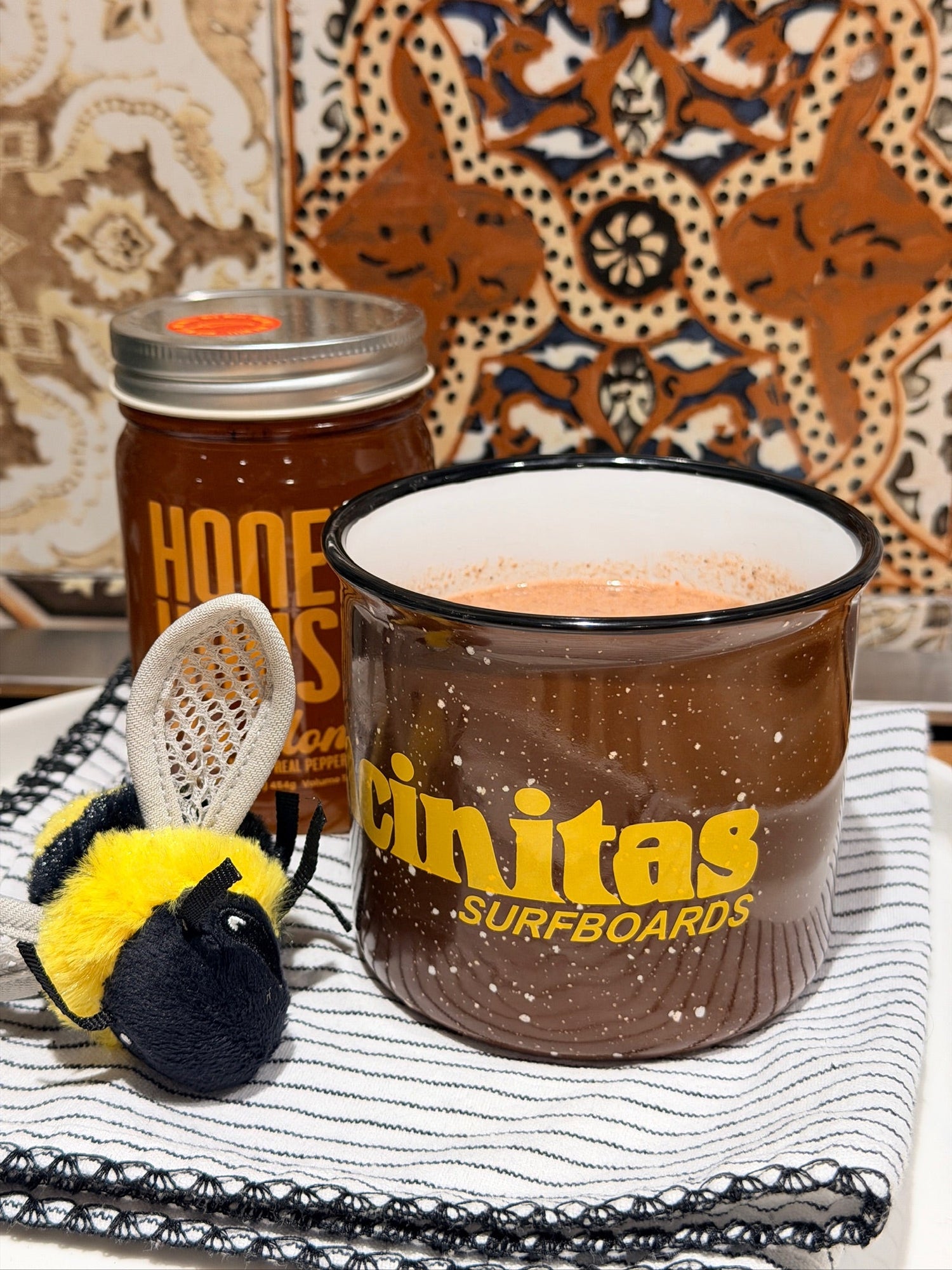 Champurrado With Hot Honey