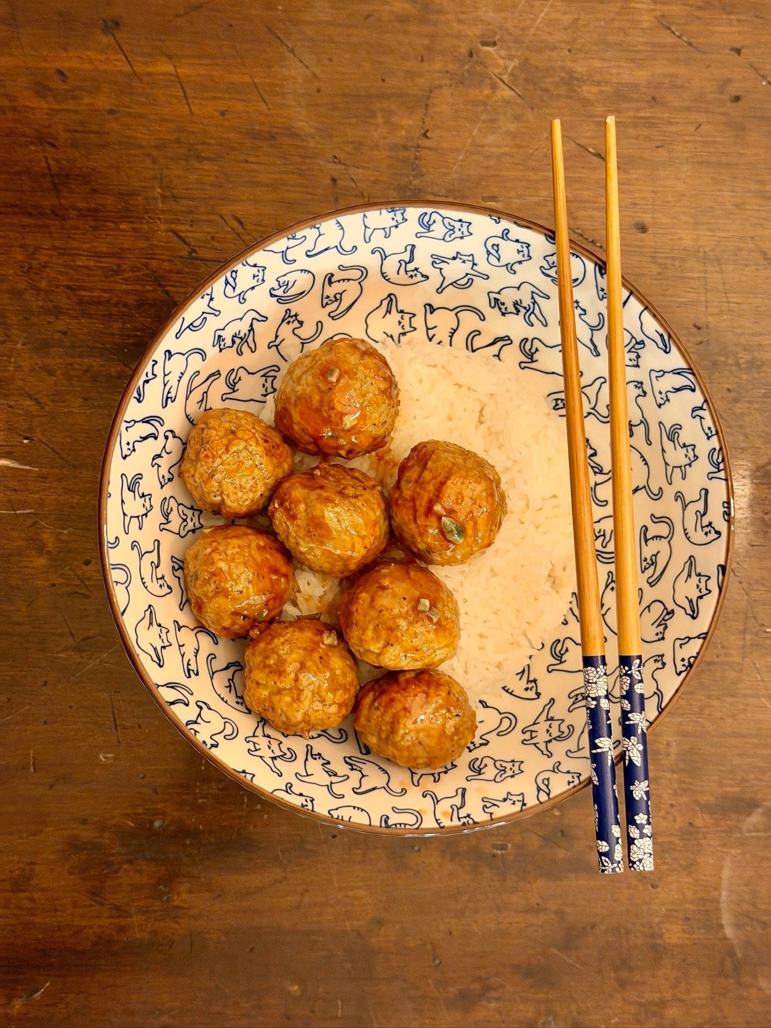 Slow Cooker Hot Honey Garlic Meatballs