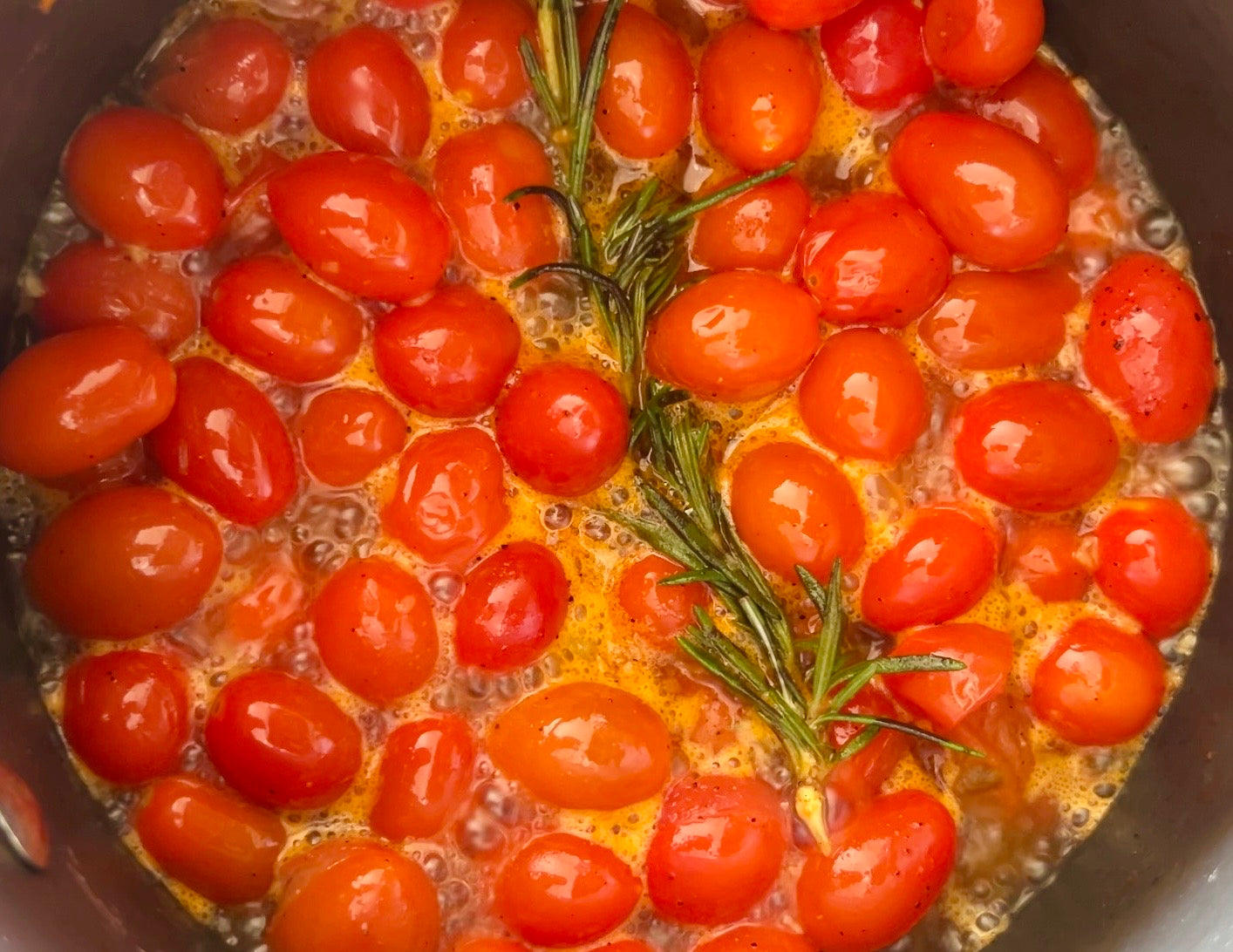 Clover Honey-Sweetened Rosemary Tomato Jam