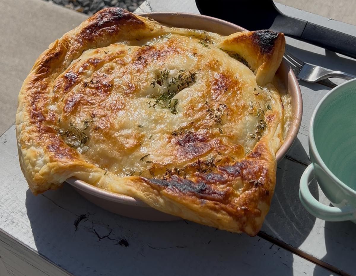 Hot Honey Chicken Pot Pie