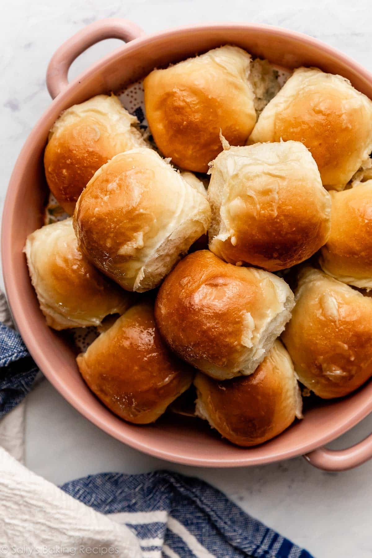 Soft & Fluffy Alfalfa Honey Butter Rolls